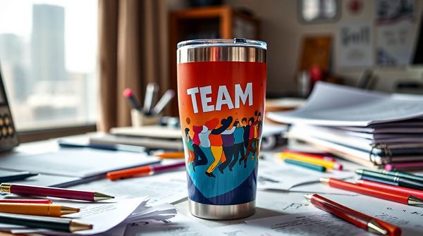Boostez la motivation de votre équipe avec un mug de voyage personnalisé